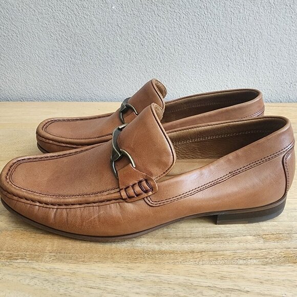 Donald Pliner Shoes Mens Size 10.5 Leather Bit Loafers Slip On Dannie01 main image 9